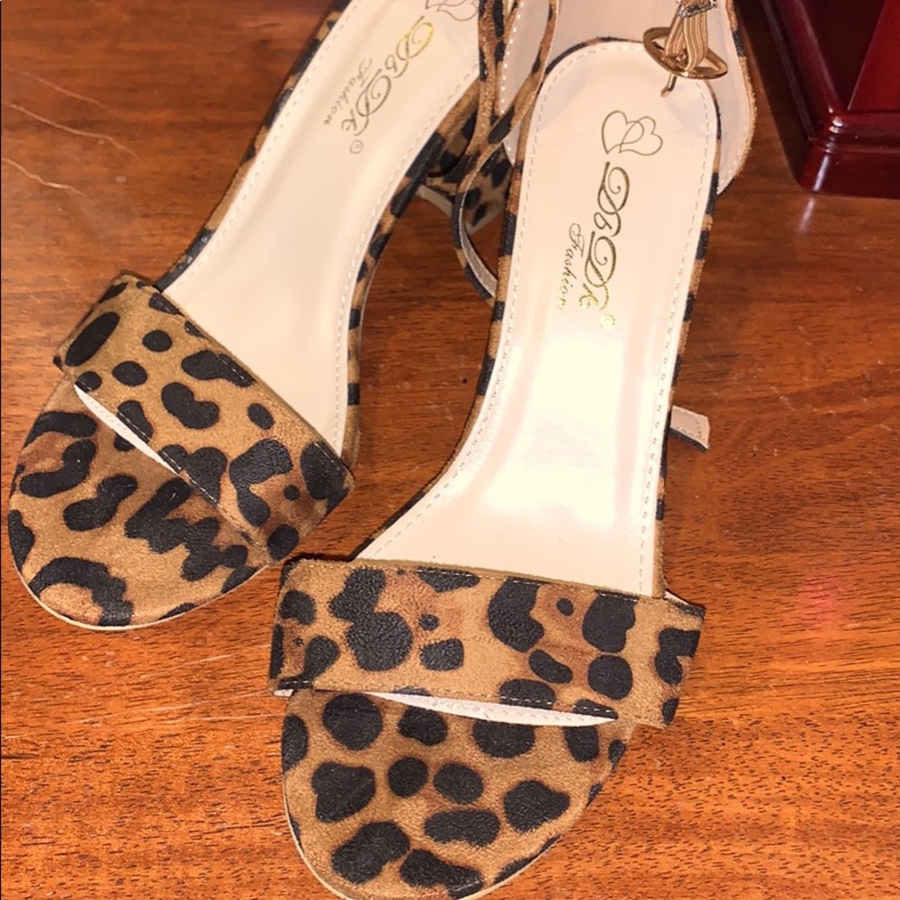Cheetah print heels
